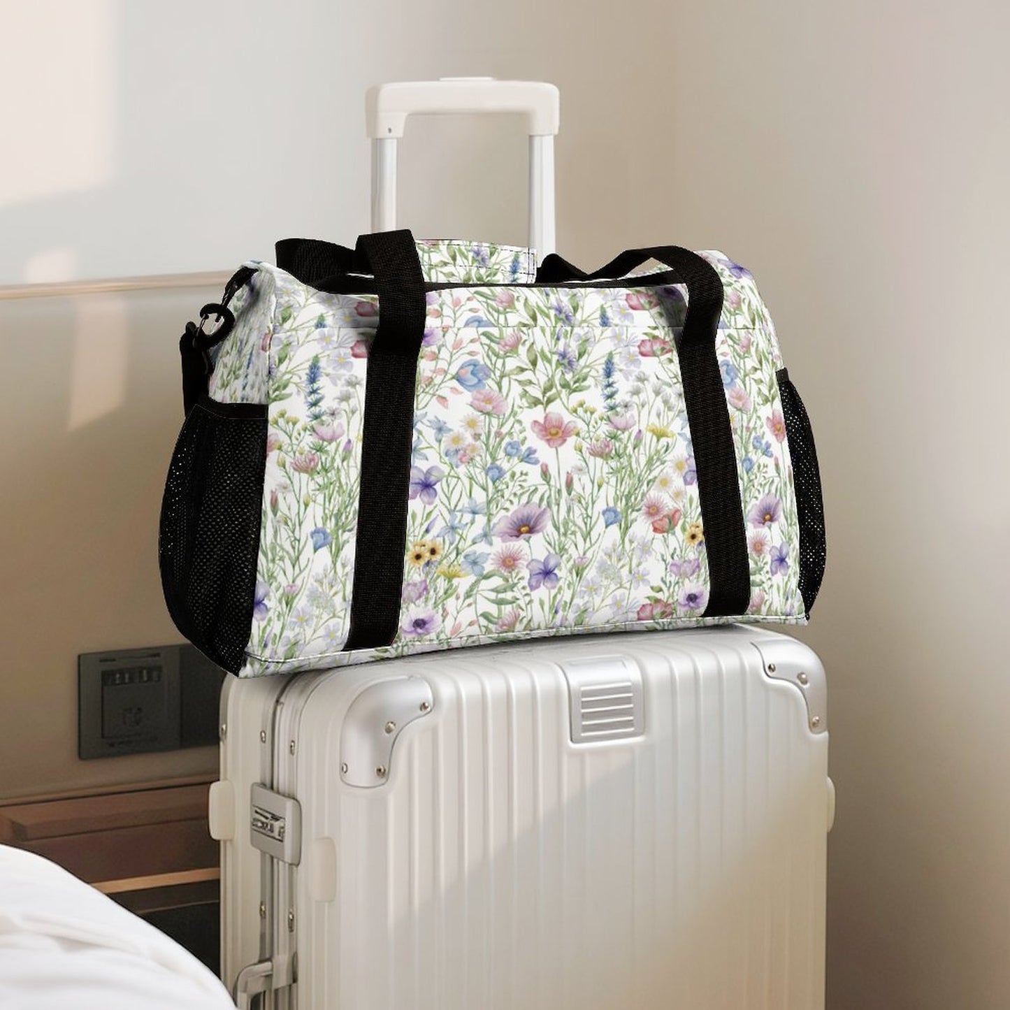Travel Duffel Bag- Floral