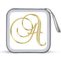 Portable Zipper Disc Storage Case for Car Home Travel - Letter A