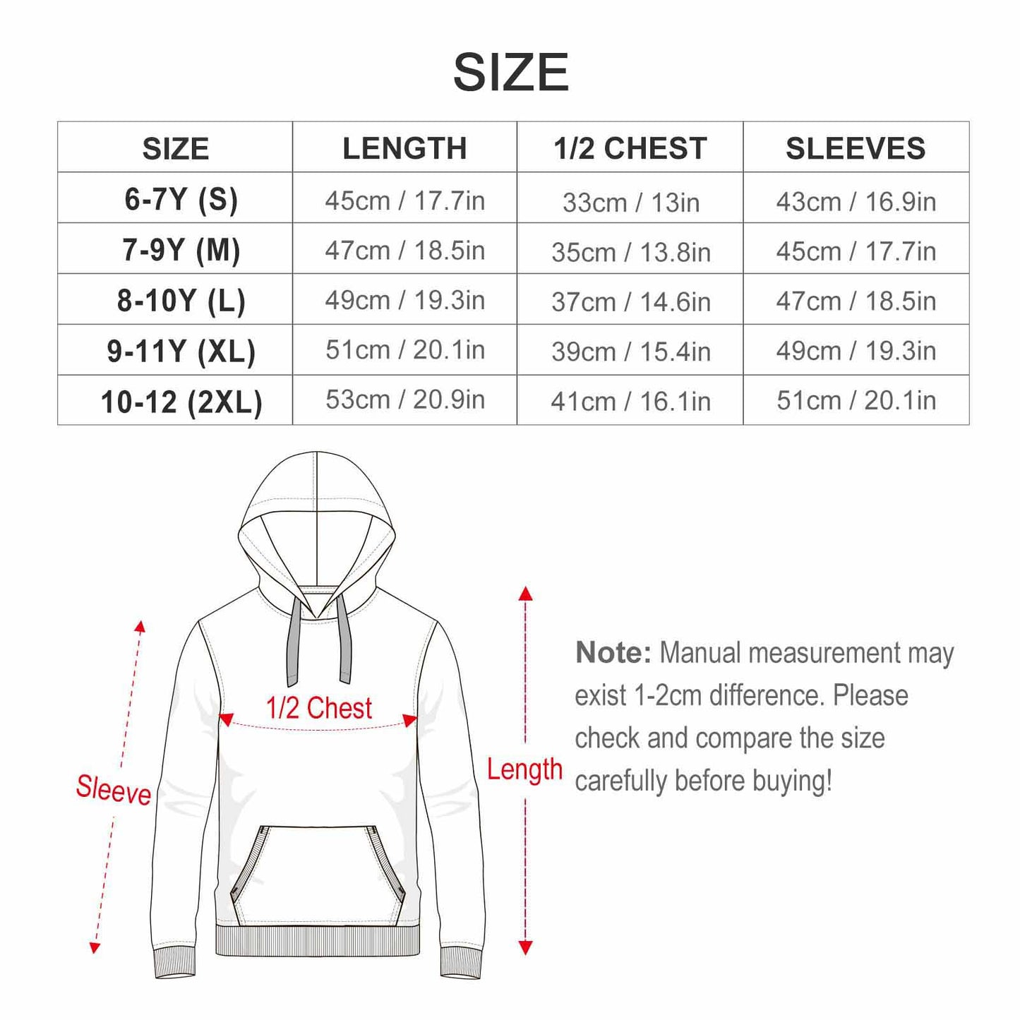 Hoodie for Kids with a Pocket
