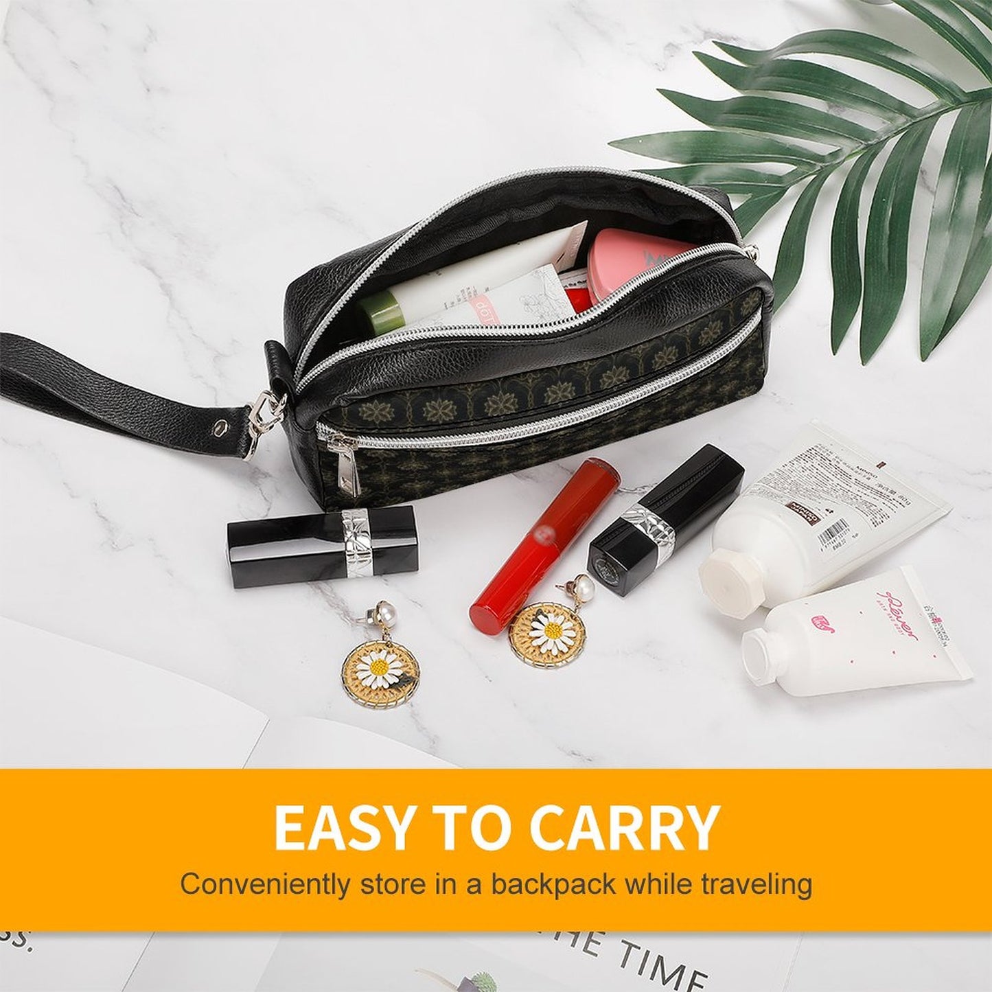 Versatile Cosmetic Bag & Pencil Case Pouch