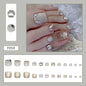 Pure desire French diamond flash ins wind sweet and cool hot girl press-on nails and Press-on toenails special – Image 11