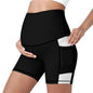 Pregnancy Yoga Shorts Black