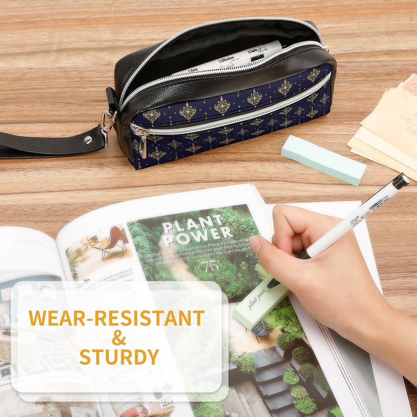 Versatile Cosmetic Bag & Pencil Case Pouch