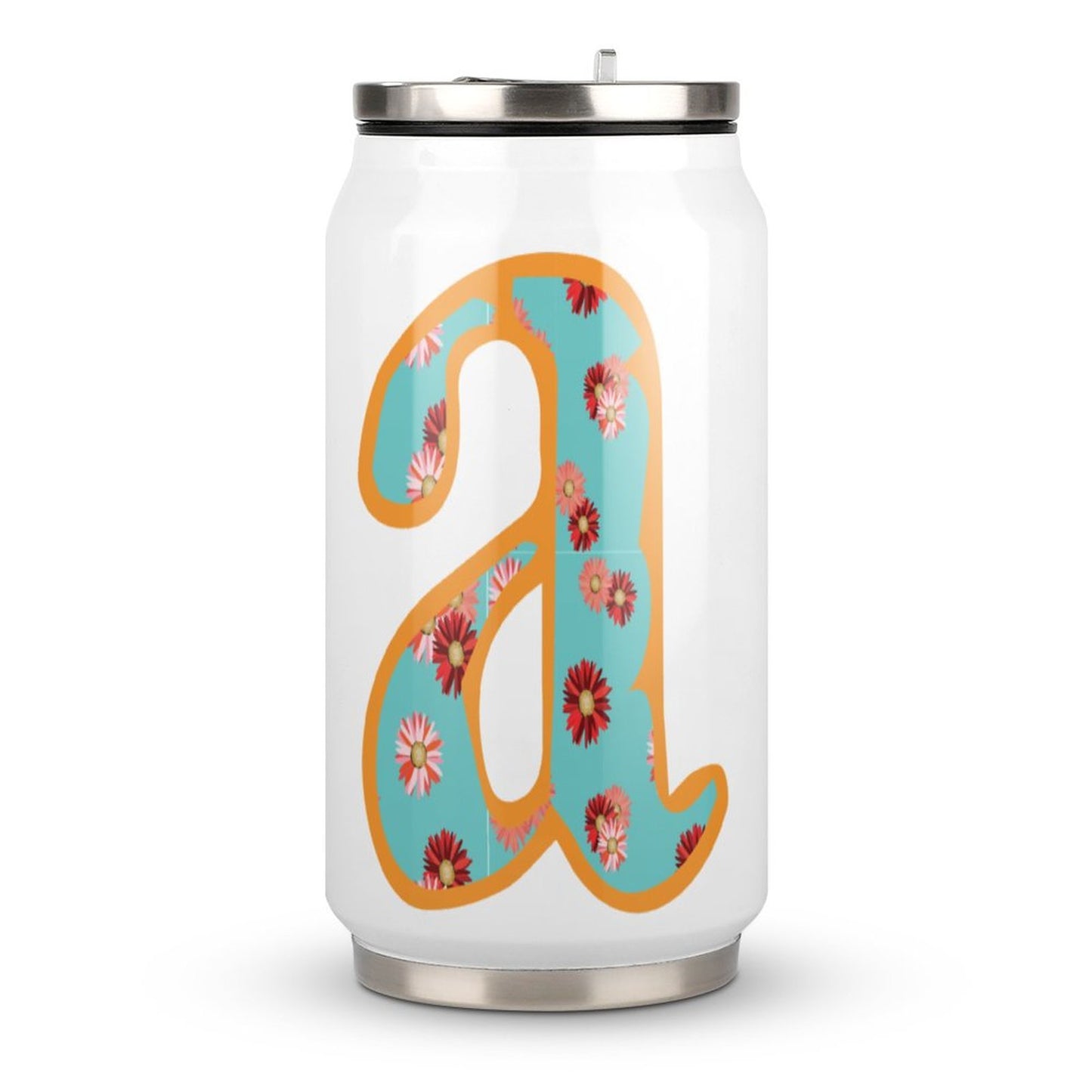 Stainless Steel Tumbler with Straw