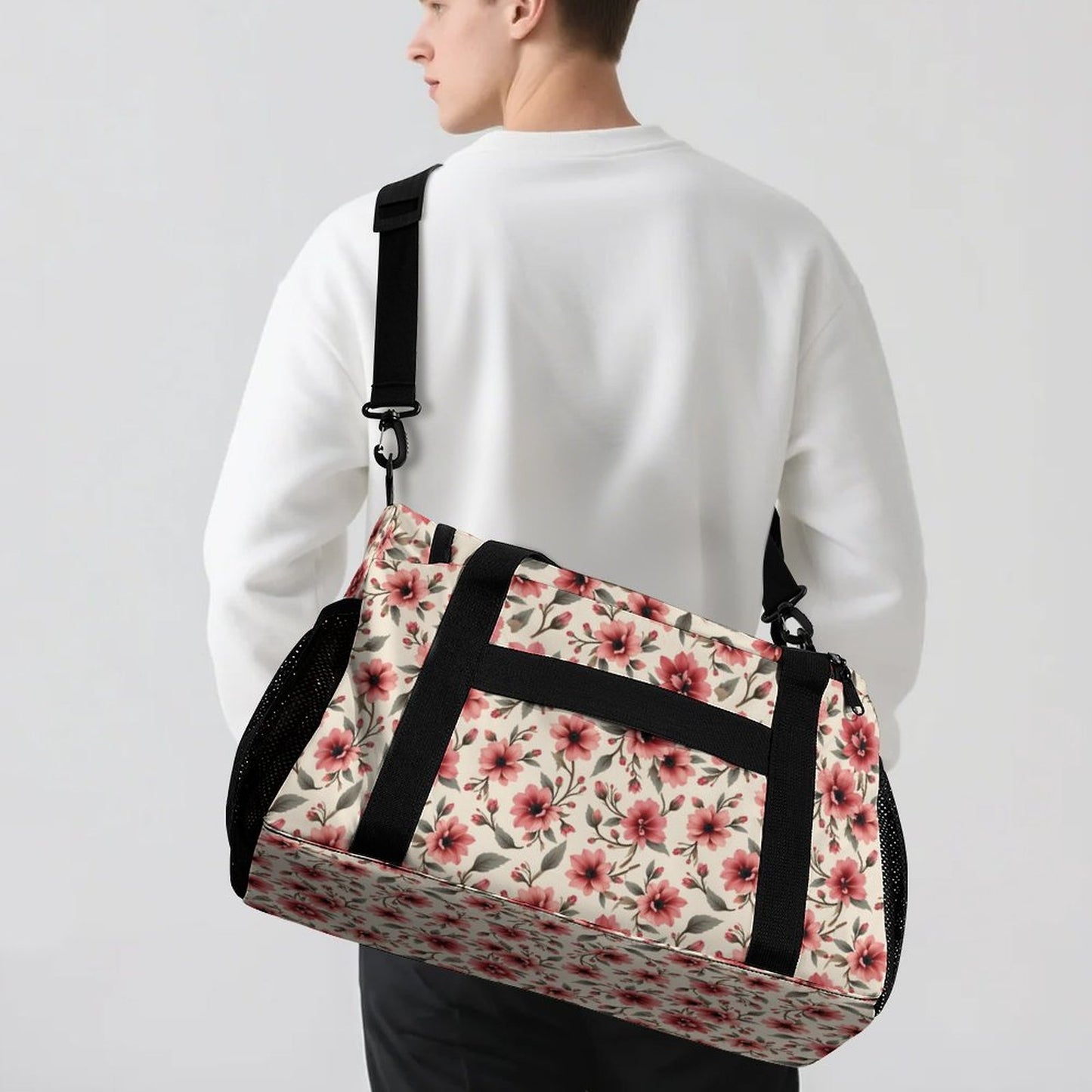 Travel Duffel Bag Flowers