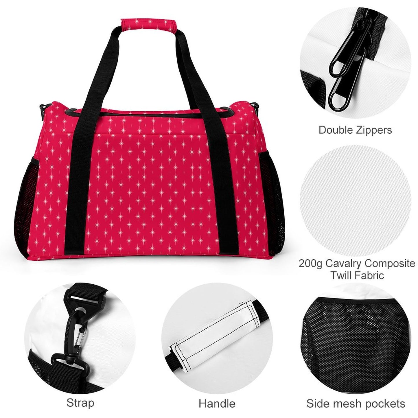 Travel Duffel Bag Pink