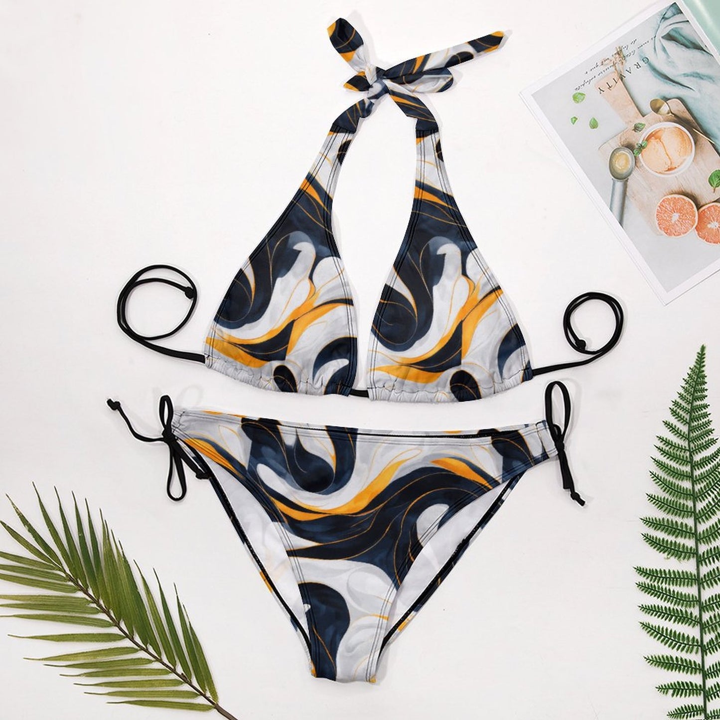 Two Piece Halter Swimsuit