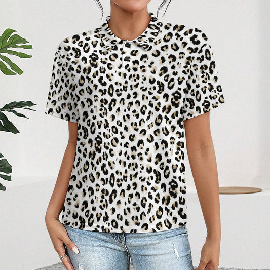 Button-Down Polo Shirt for Women