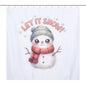 Let it Snow Shower Curtain