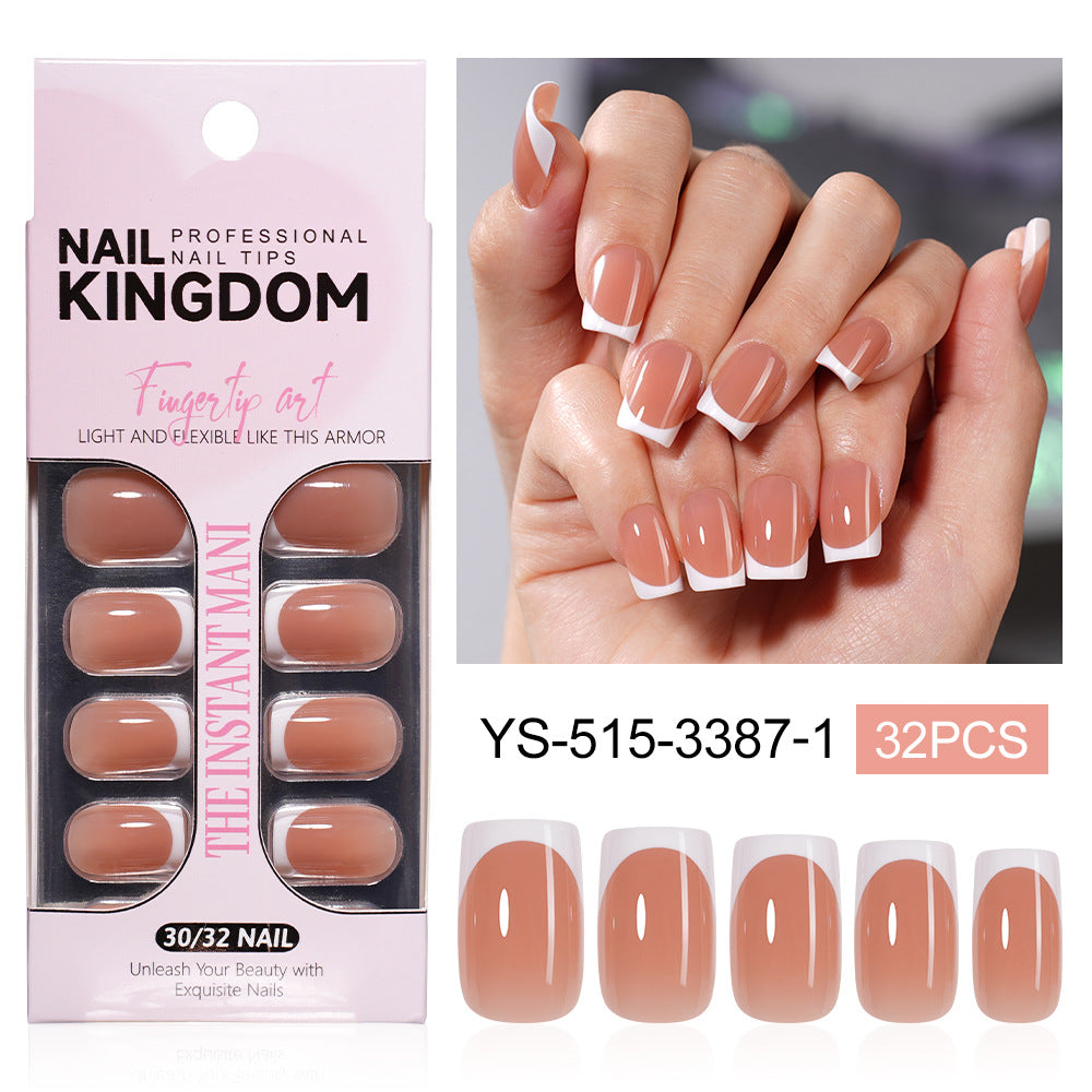 "Classic White French" - Timeless 32Pcs Press-On Nails Set – Image 10