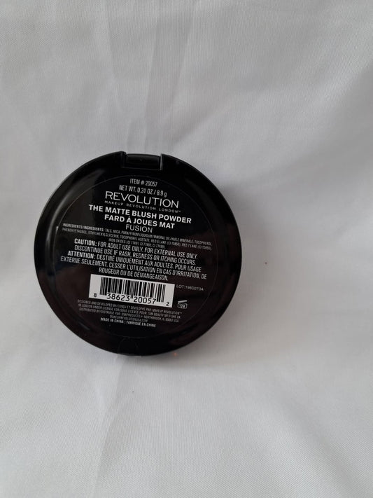 Revolution Beauty The Matte Blush Powder, Fusion