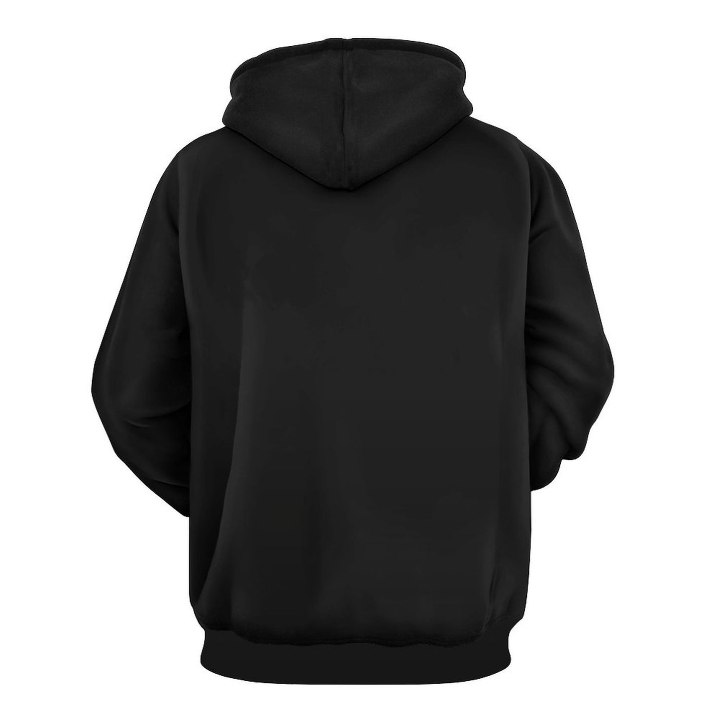 Men's Cool Hoodie with Double-layer Cap - Skull and Snake