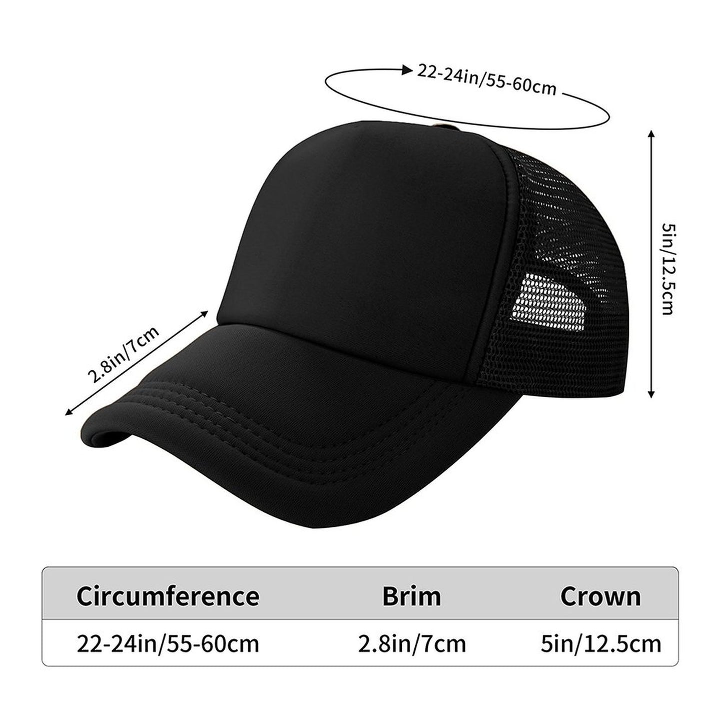 Summer Trucker Hat - Ribbon design