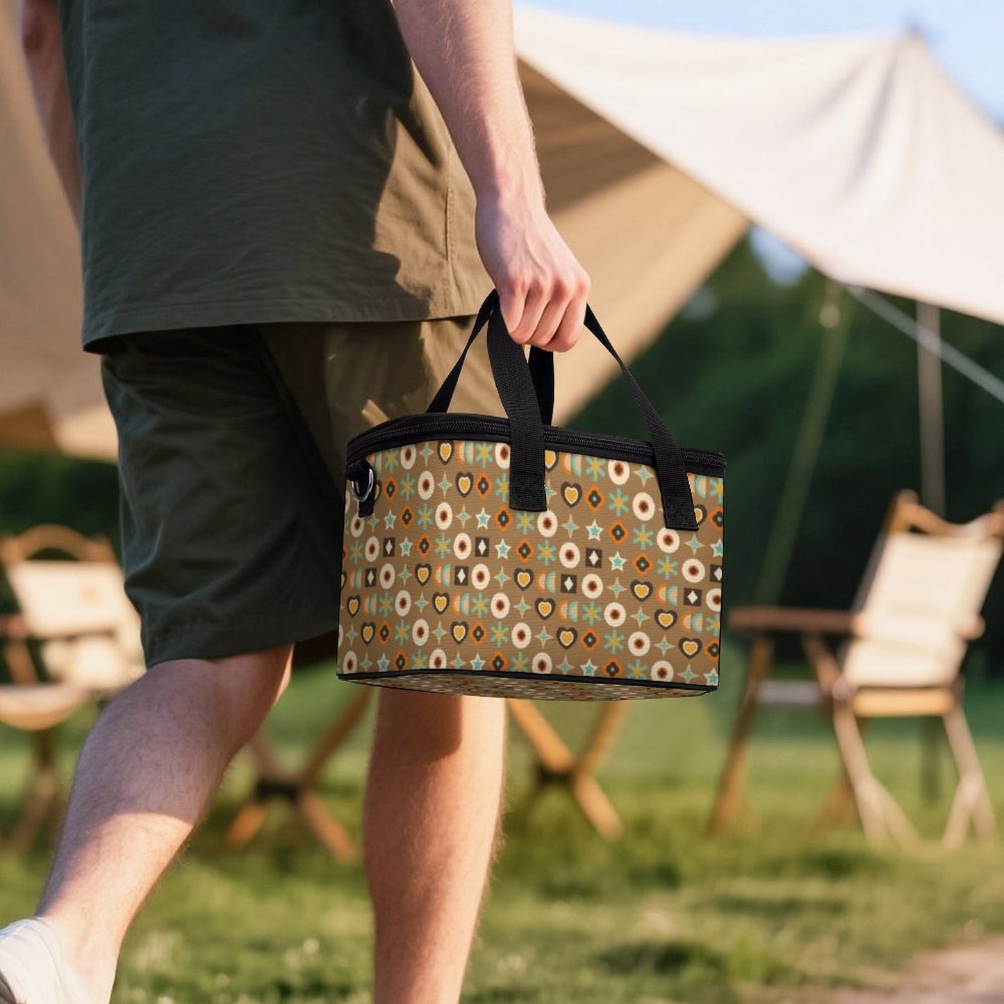 Portable Cooler Bag(All-Over Printing)