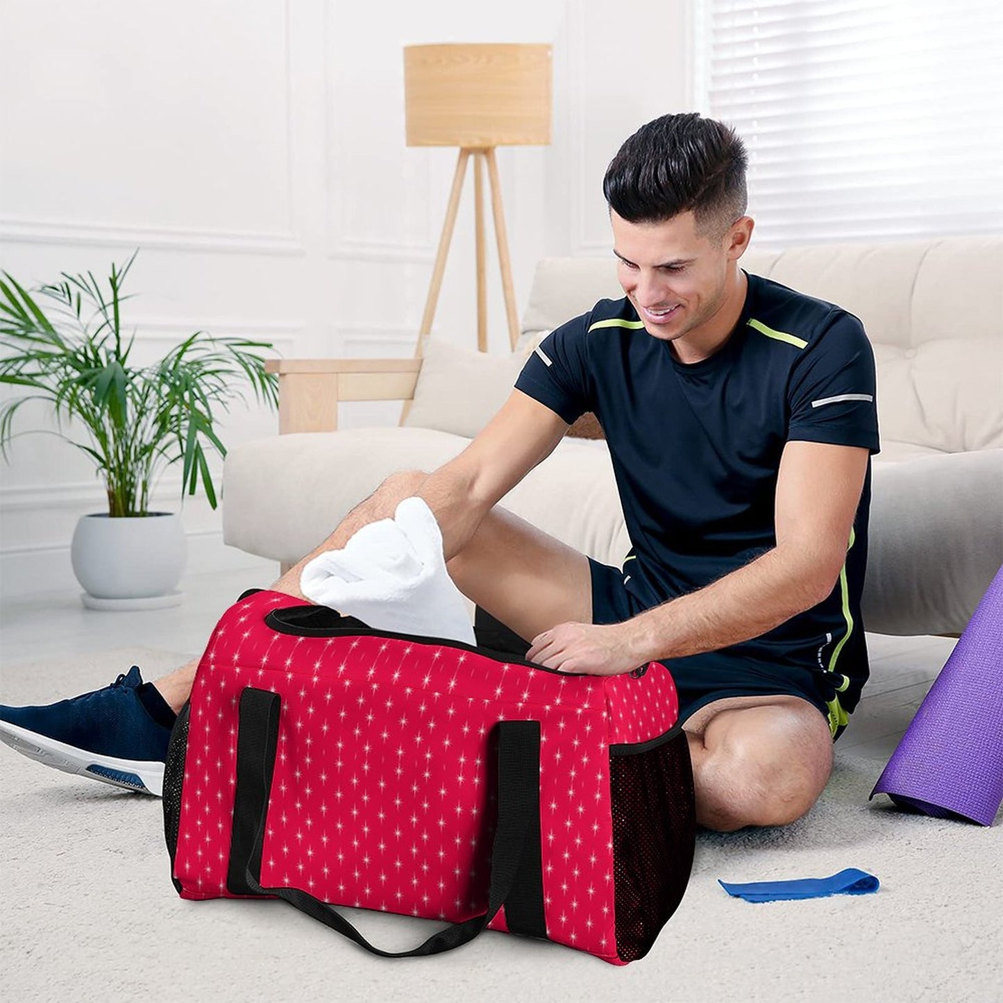 Travel Duffel Bag Pink