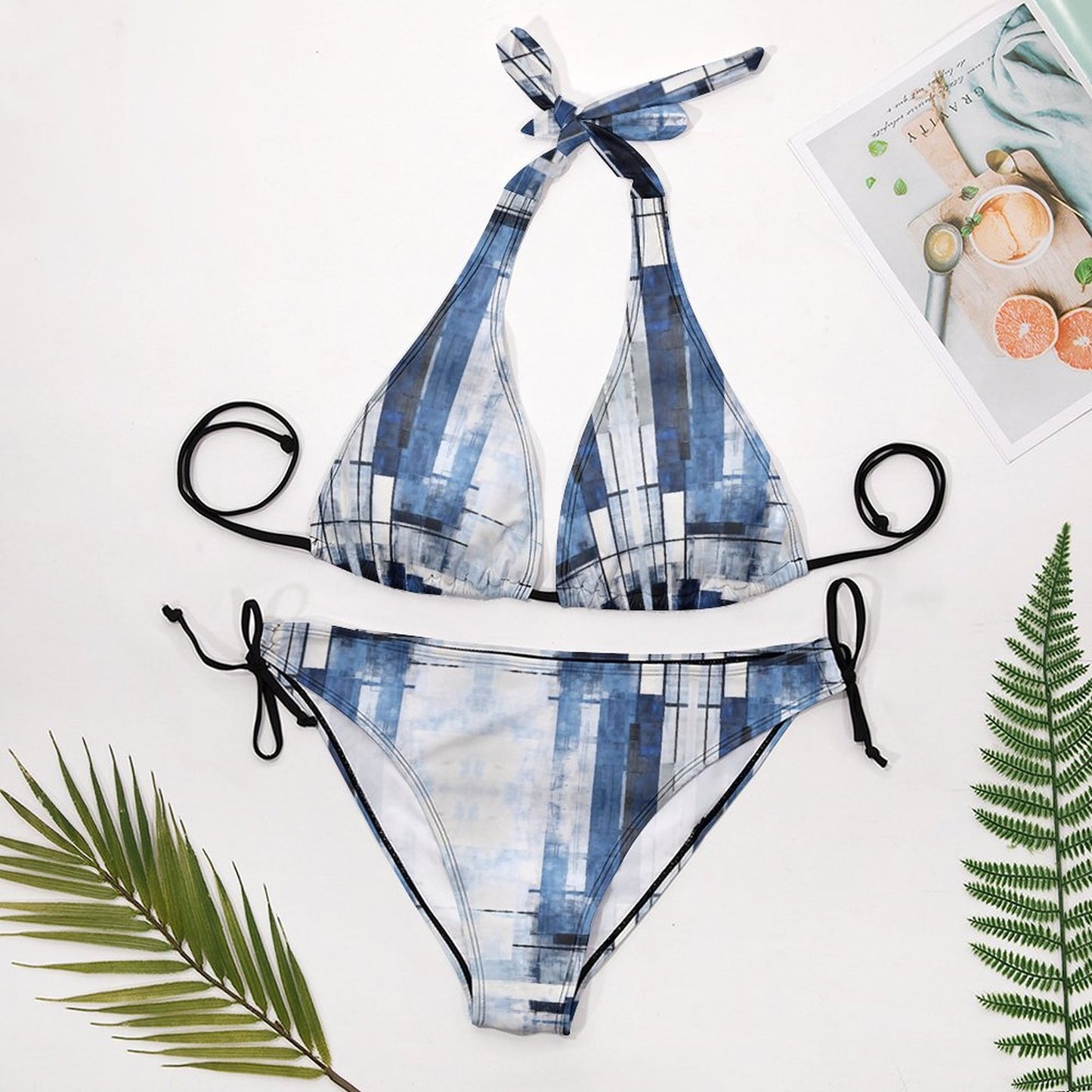 Two Piece Halter Swimsuit