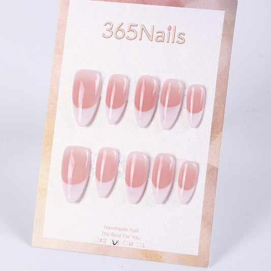 Classic Blush French Series Press-On Nails