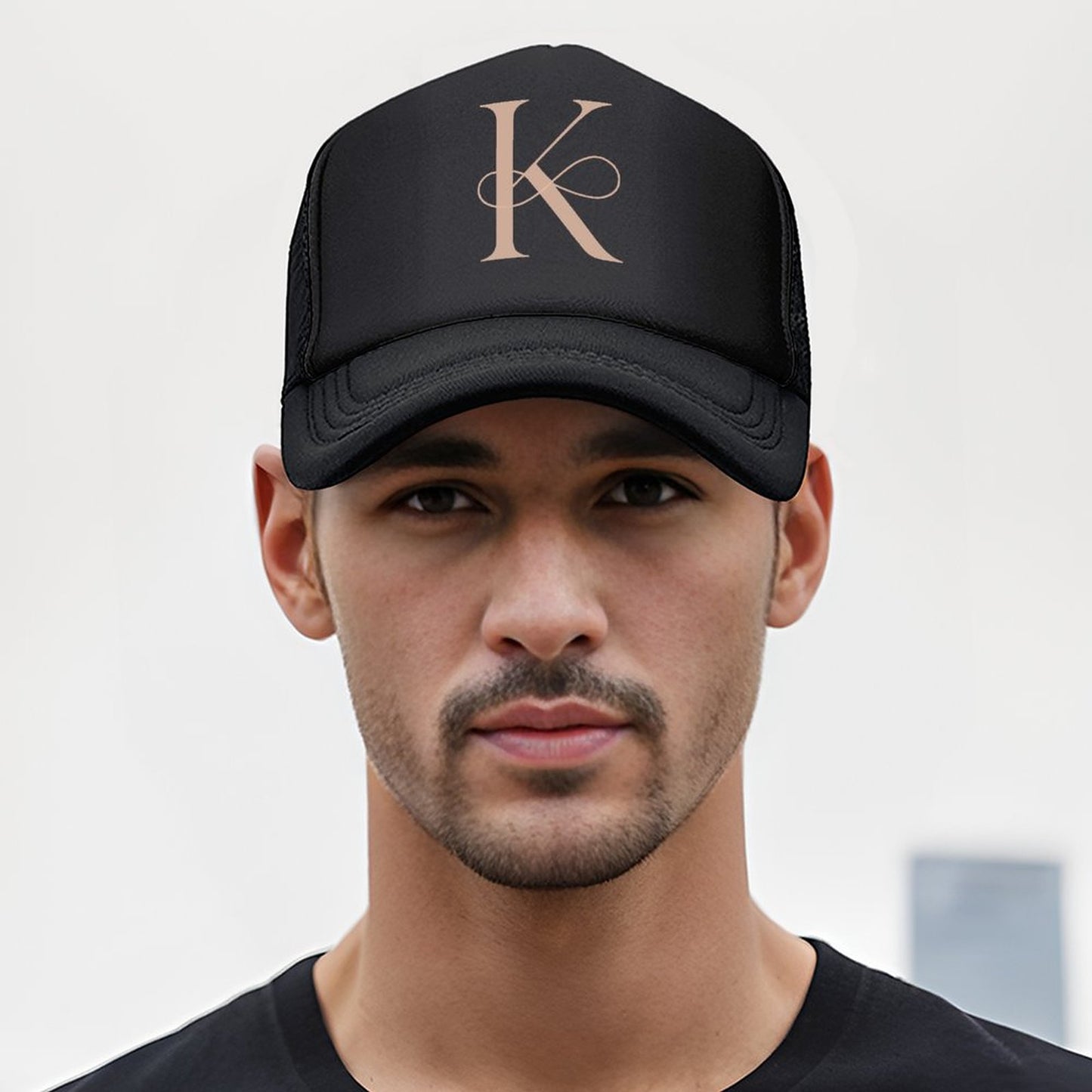 Summer Trucker Hat - Letter K