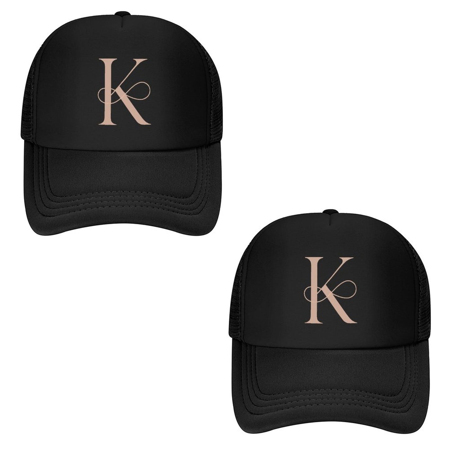 Summer Trucker Hat - Letter K