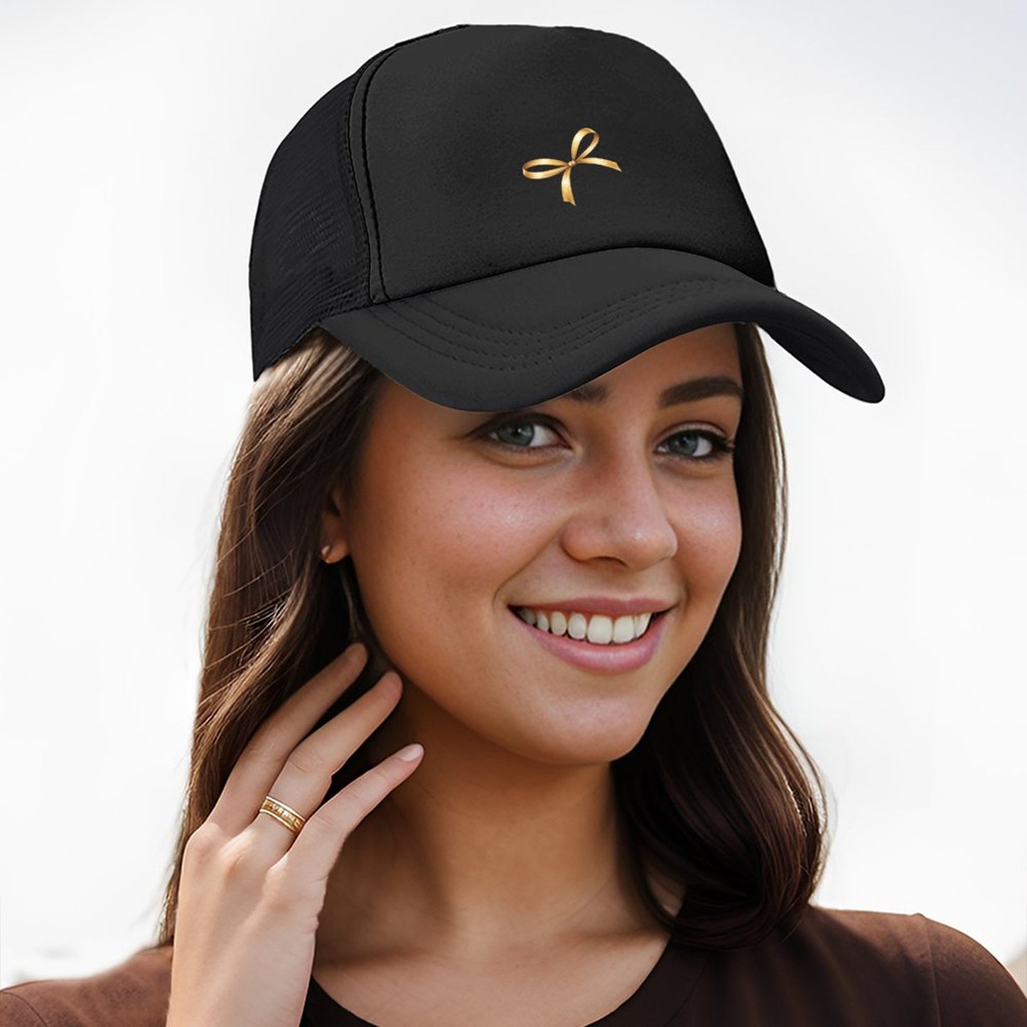 Summer Trucker Hat - Ribbon design