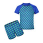 Swimsuit Set for Boys Blue and Green