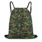 Camo Drawstring Bags with Waffle Cloth Designs