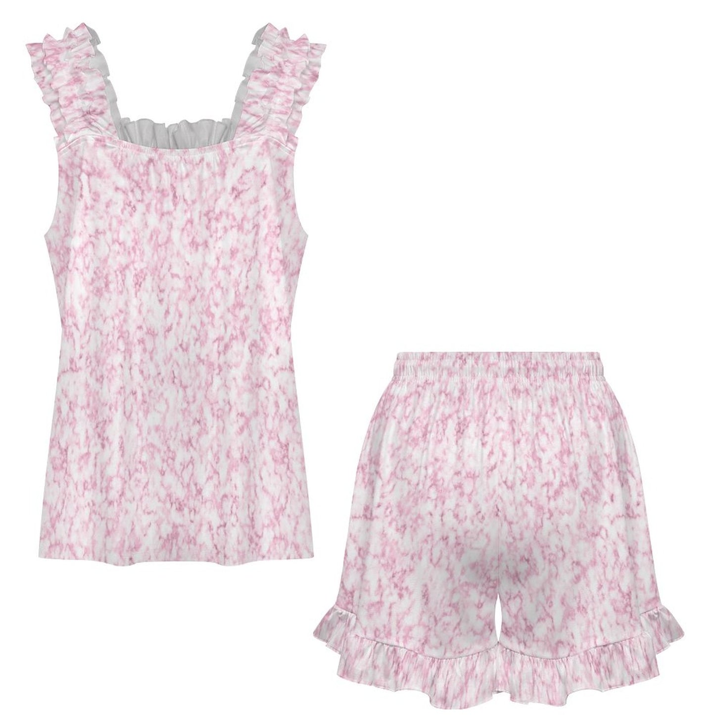 Ruffled Pajama Set