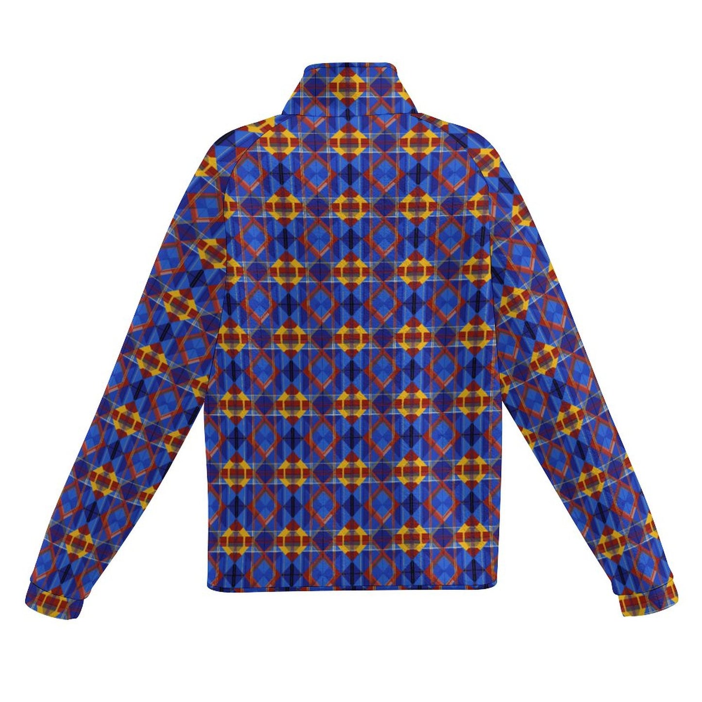 Stand-up Collar Fleece Casual Jacket