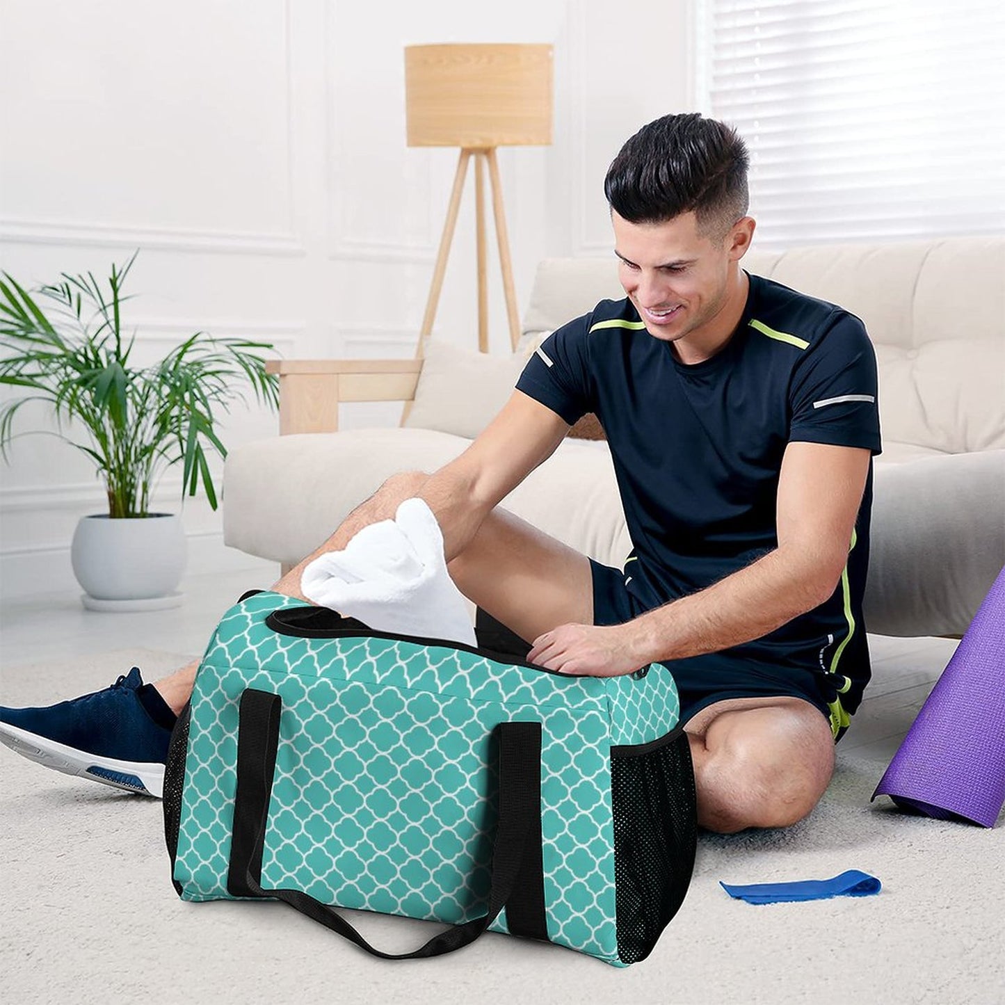 Travel Duffel Bag - Teal