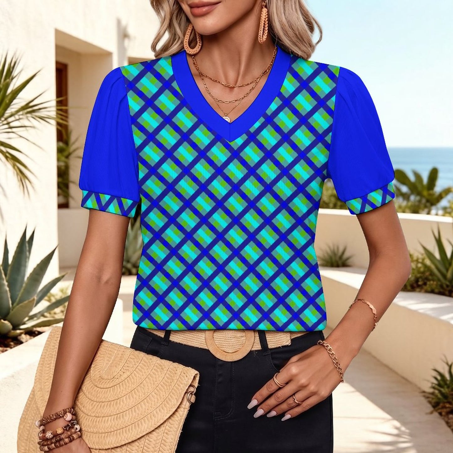 Women's Bubble Sleeve T-Shirt
