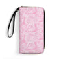 Leather Wallet with Wristlet Strap