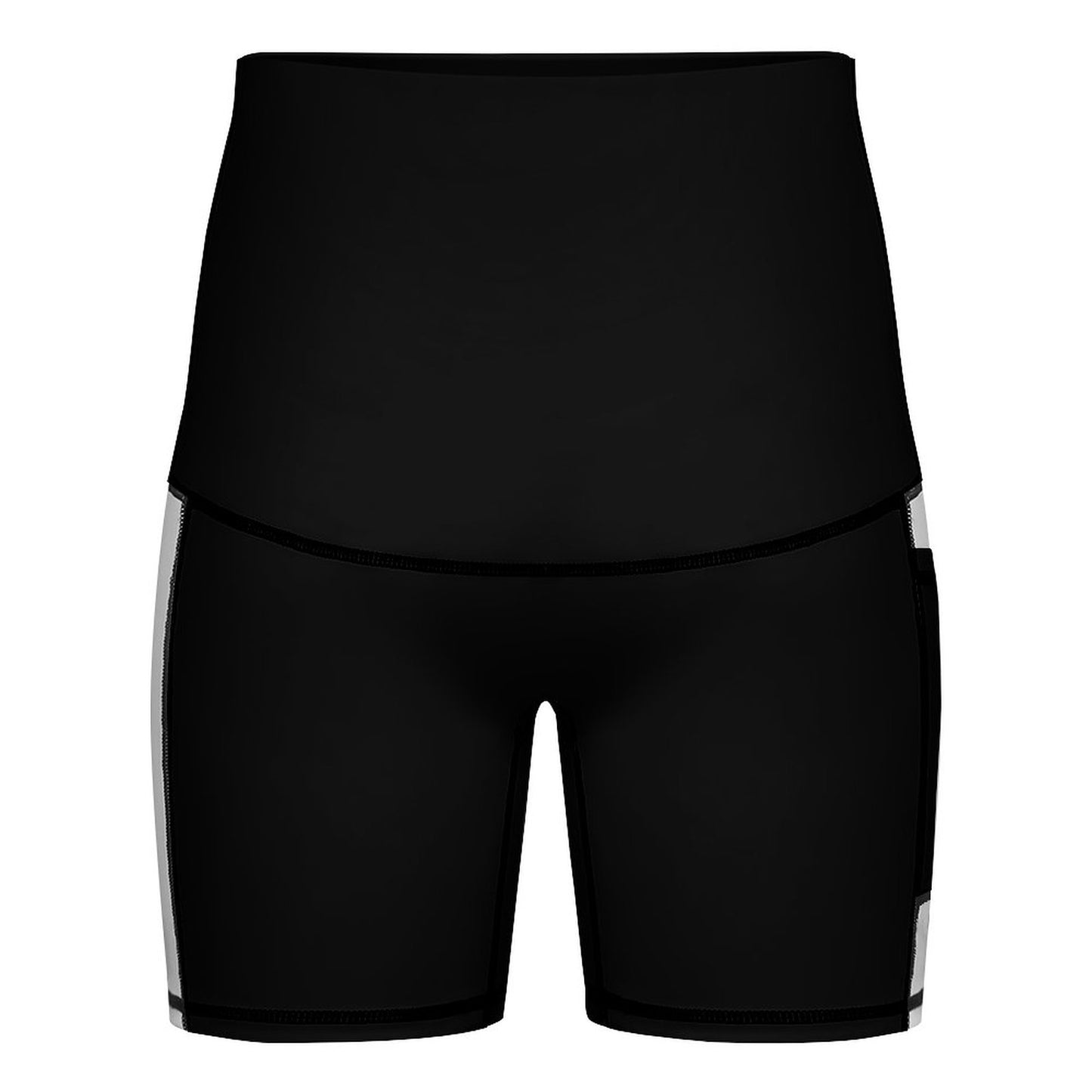 Pregnancy Yoga Shorts Black