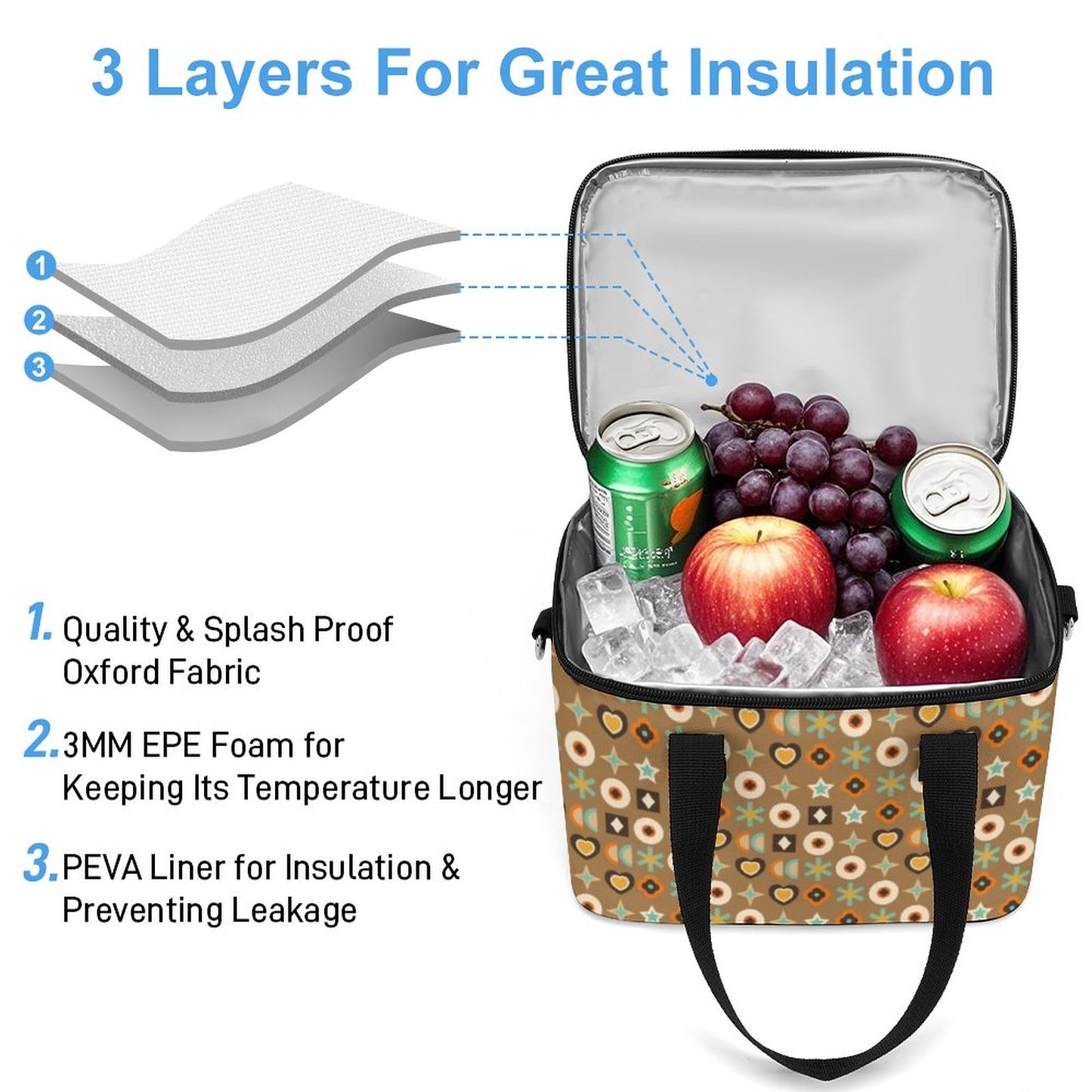 Portable Cooler Bag(All-Over Printing)