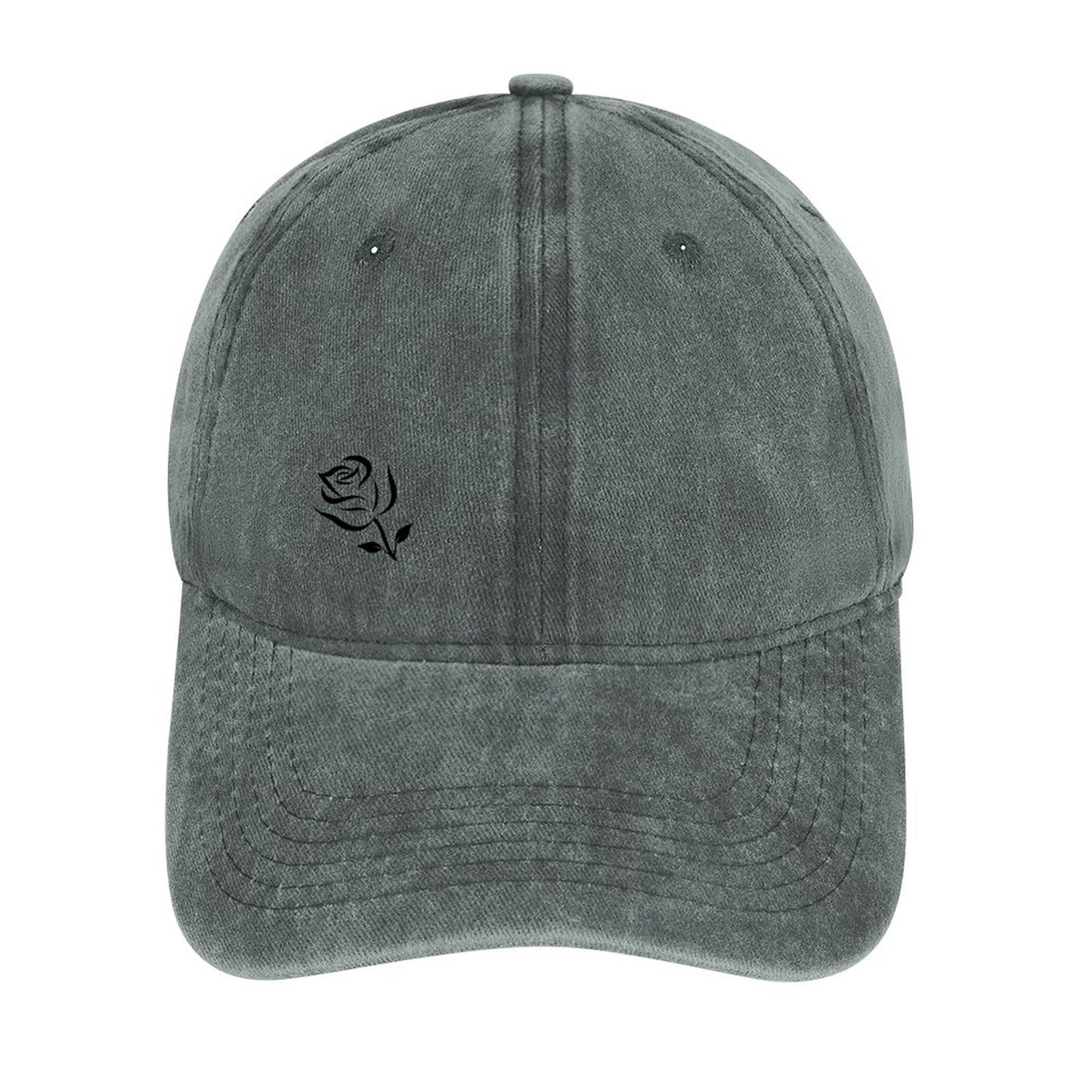 Adjustable Peaked Caps for Men and Women - Rose