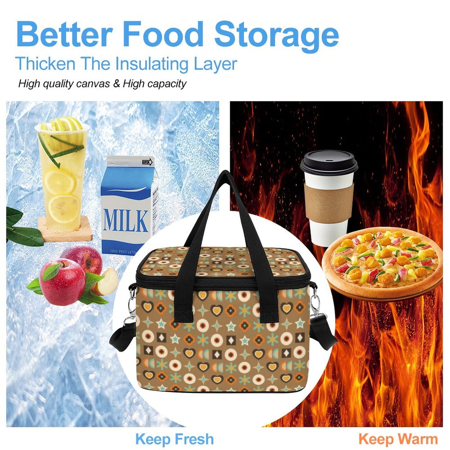 Portable Cooler Bag(All-Over Printing)