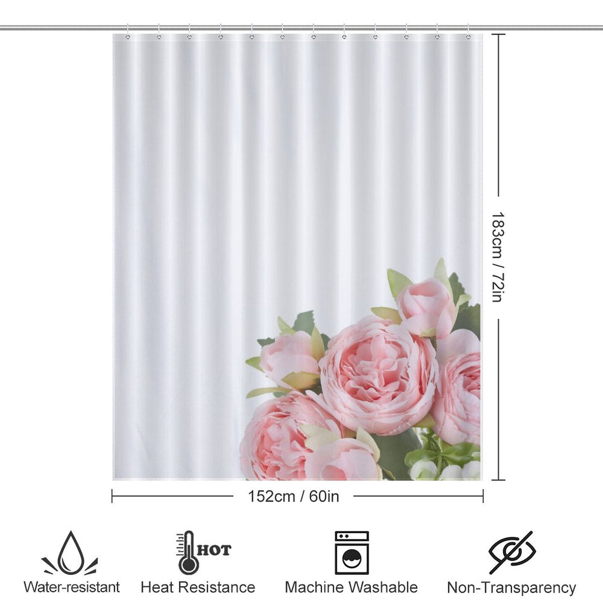 Roses Shower Curtain