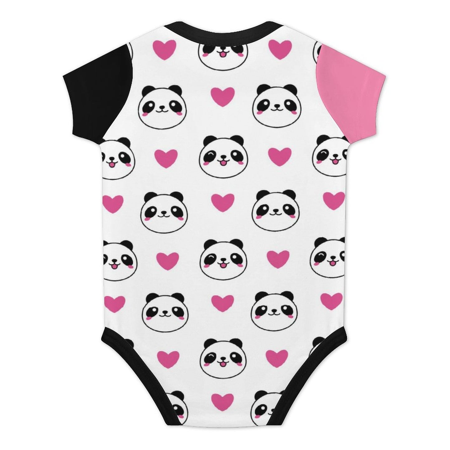 220gsm Faux Cotton Short Sleeve Baby Romper(All-over Printing)