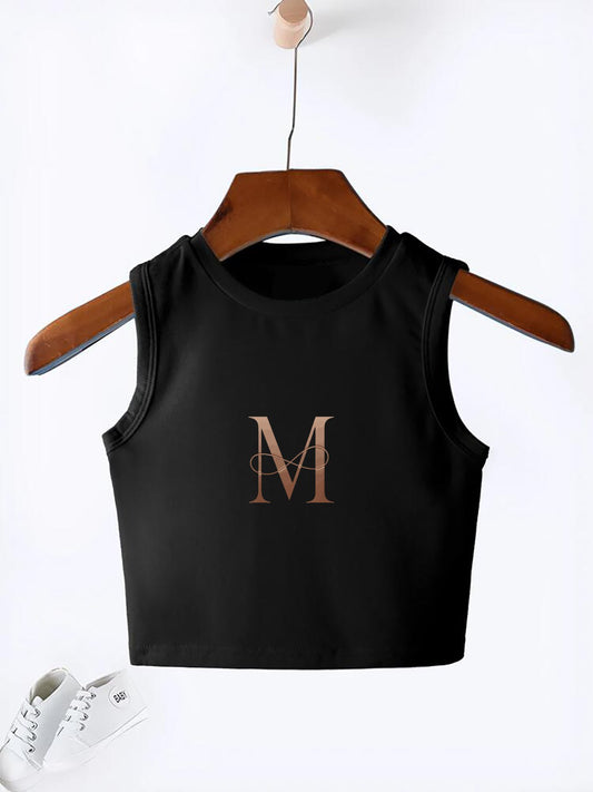 DTF Girls' Vest Letter - M