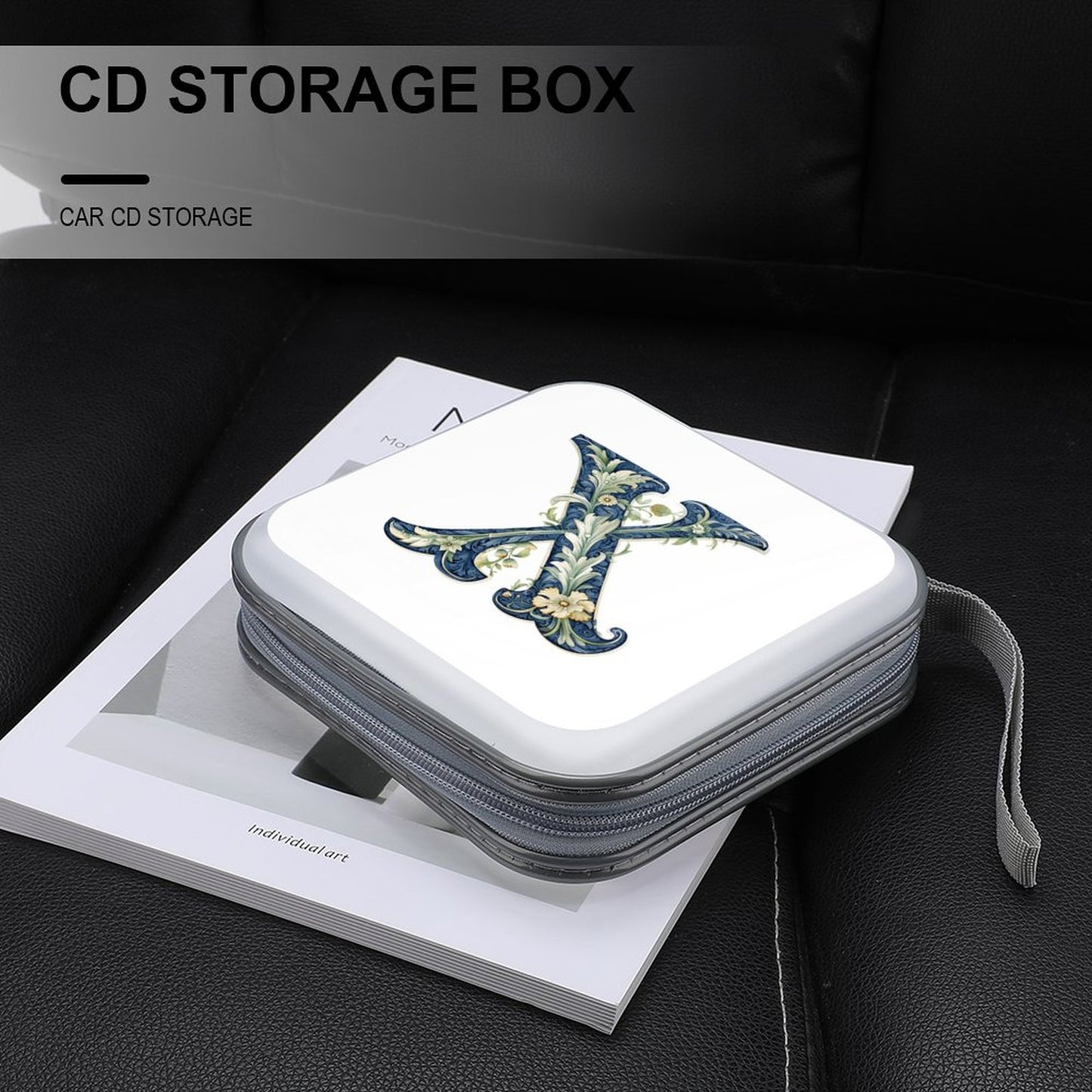 Portable Zipper Disc Storage Case for Car Home Travel