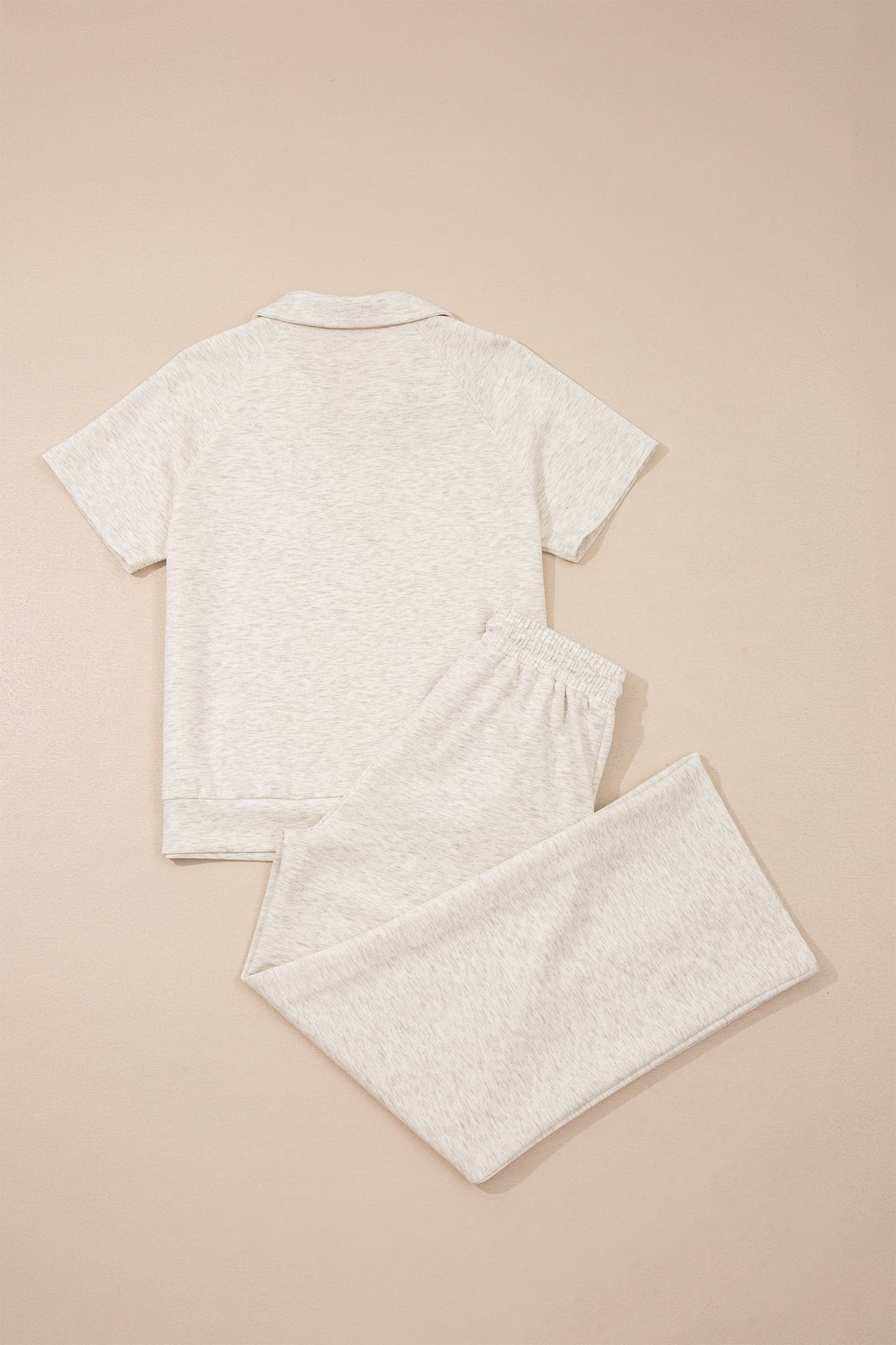 Polo Tee Casual Pant Set