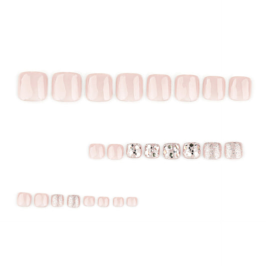 cat eye flash wears nail and foot nail glitter powder sequins foot manicure hot-selling toenail and foot nail – Image 2