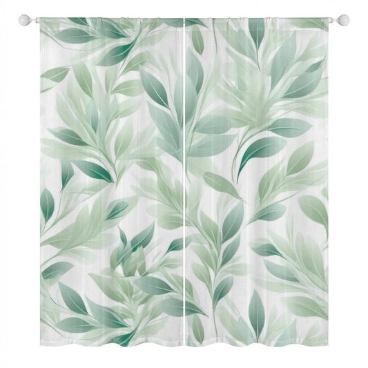 Sheer Curtain Botantical