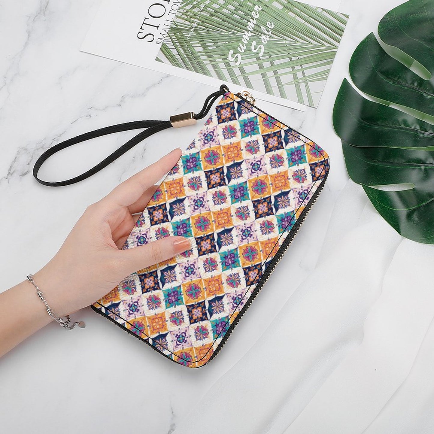 Vertical Wristlet Wallet
