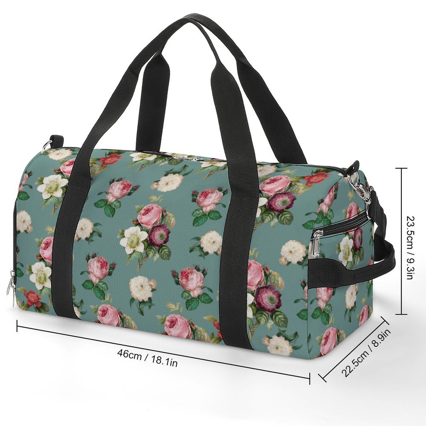 Oxford Gym Duffle Bag - Roses
