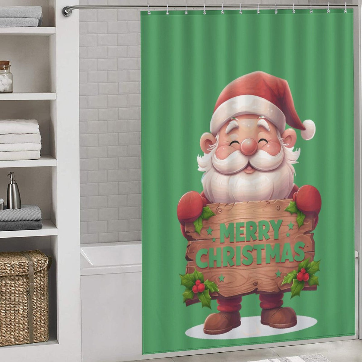 Christmas Shower Curtain