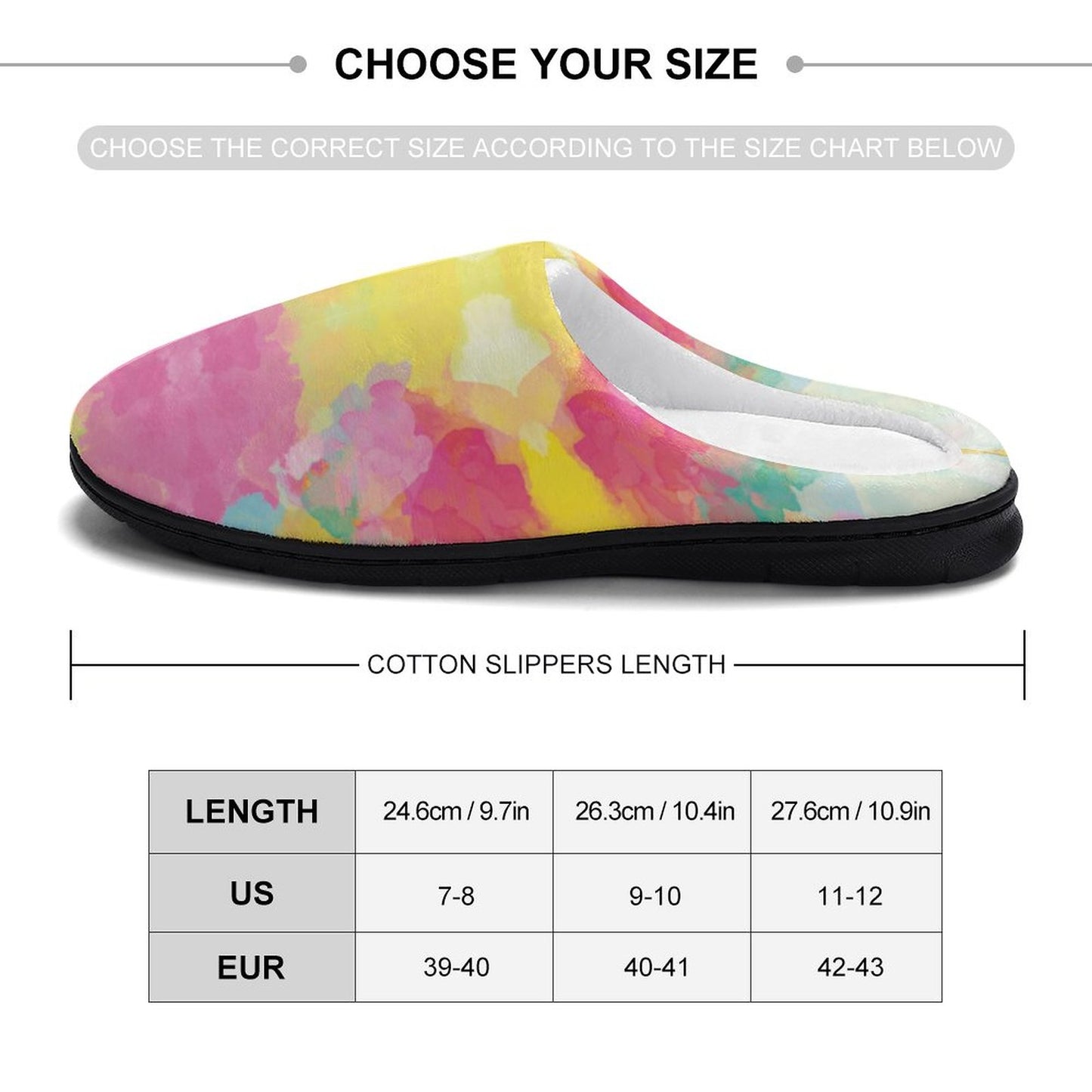 Custom Women's Cotton Slippers for Indoor Wear