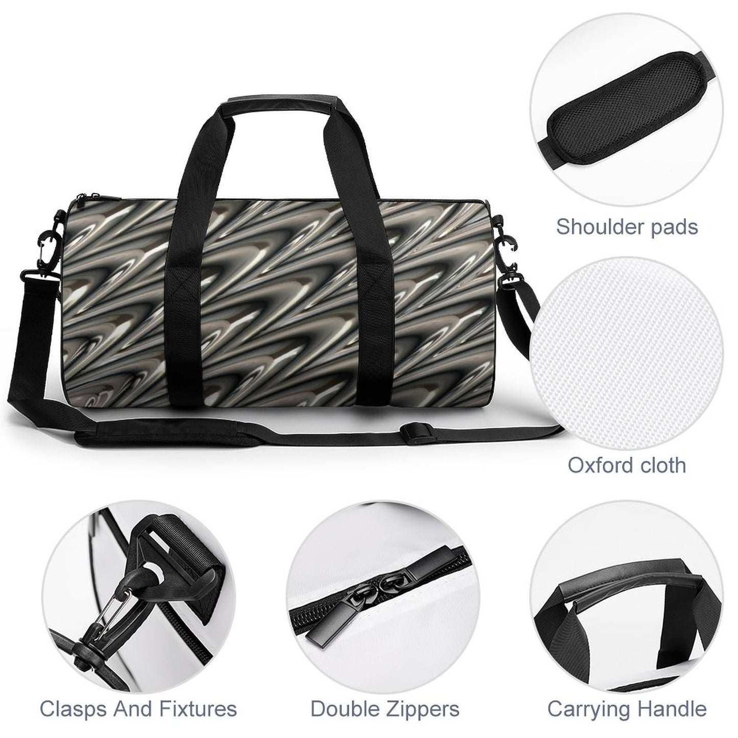 Cylindrical Gym Bag(Multi-sites)