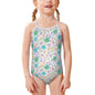 Strap Swimsuit for Girls Flowers