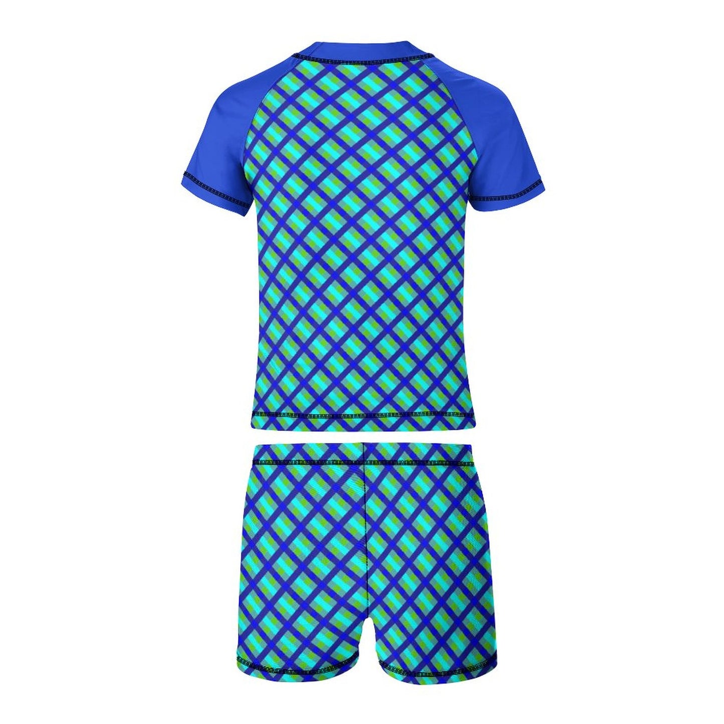 Swimsuit Set for Boys Blue and Green