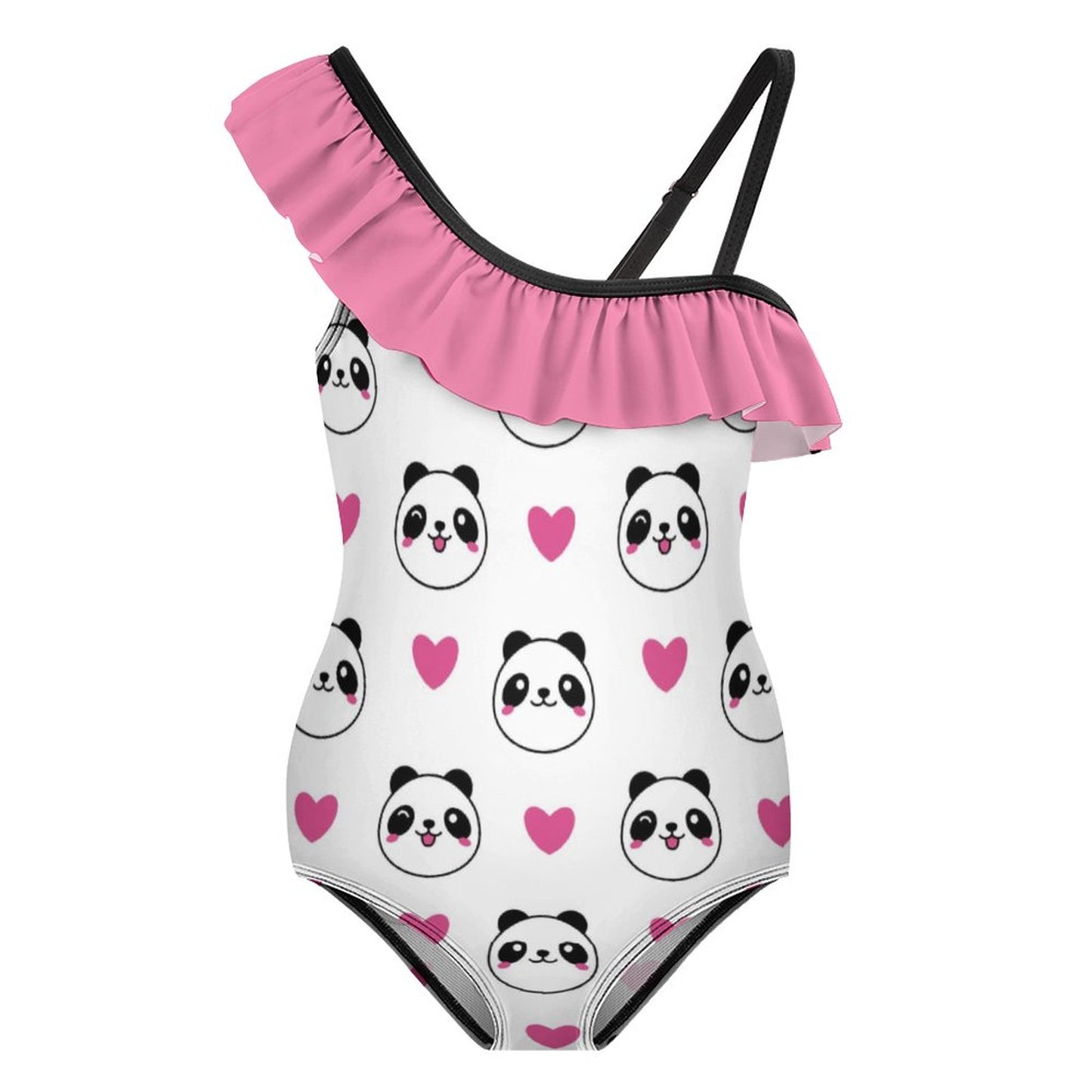 Ruffled One-Piece Swimsuit for Girls